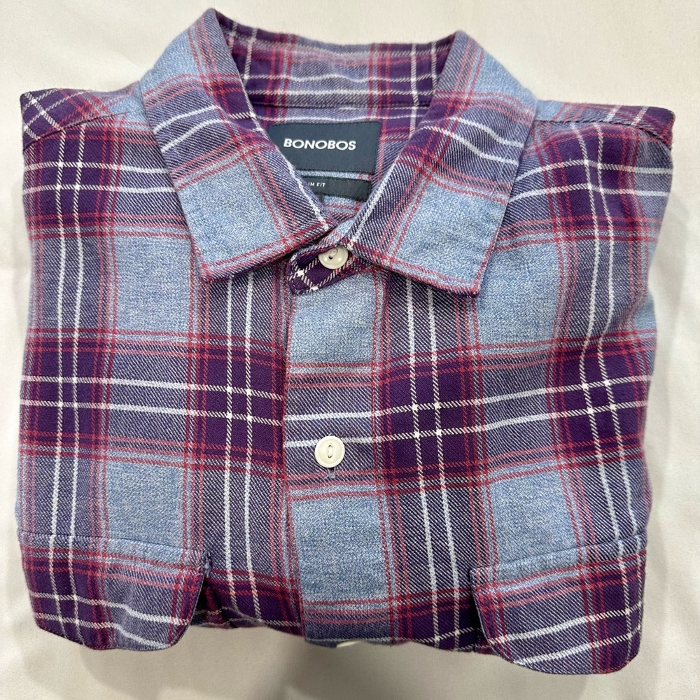 Bonobos Flannel Button Down Shirt - image 3